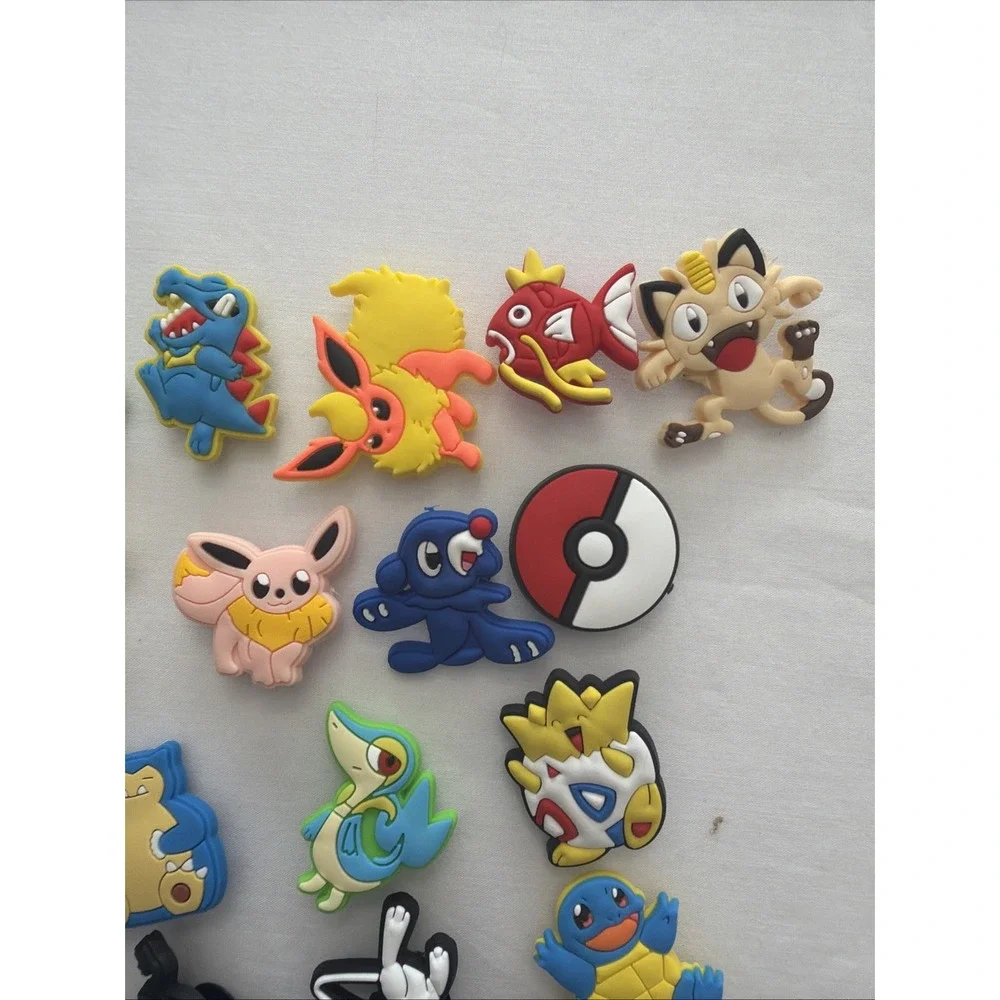 25 Shoe Charms Pokemon Croc Clog Fun & Cute Crocs Party Accessories Cartoon
